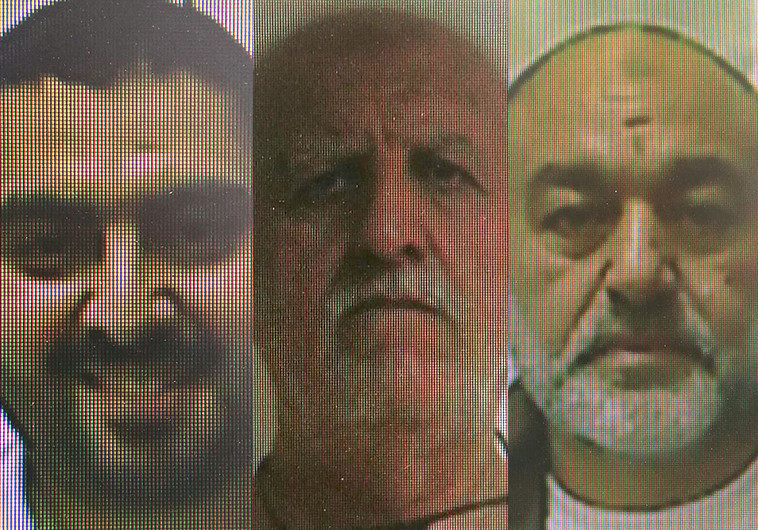 שלושה מהבכירים שנעצרו. צילום: דוברות המשטרה