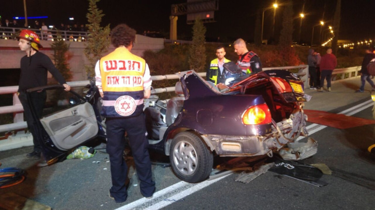 תאונת הדרכים בכביש 431.