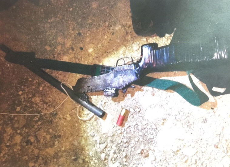 כלי נשק מאולתר שנתפס בעילות כוחות הביטחון. צילום: דובר צה&quot;ל