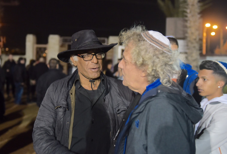 רינו צרור ויהודה קיסר. צילום: אבשלום ששוני