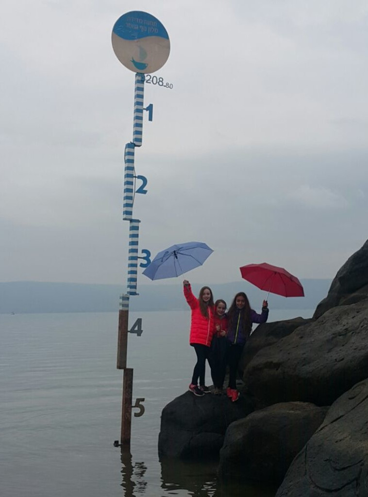 מפלס הכנרת. צילום: נוף גינוסר, יח&quot;צ