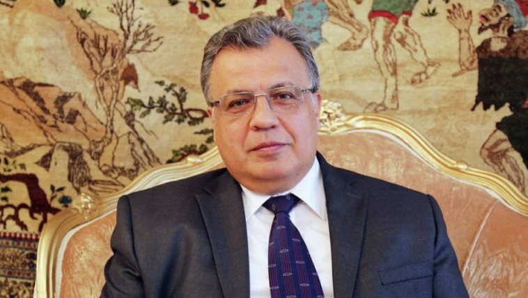 שגריר רוסיה בטורקיה, אנדריי קרלוב. צילום: טוויטר