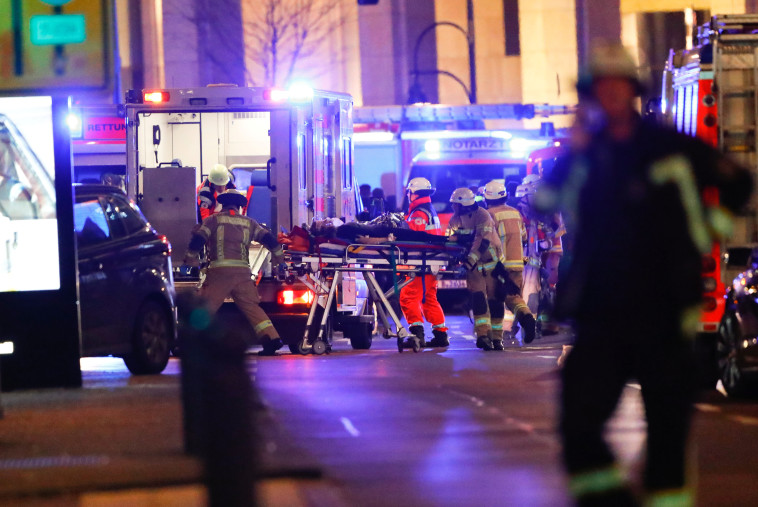 פיגוע הדריסה בברלין, אתמול. צילום: רויטרס