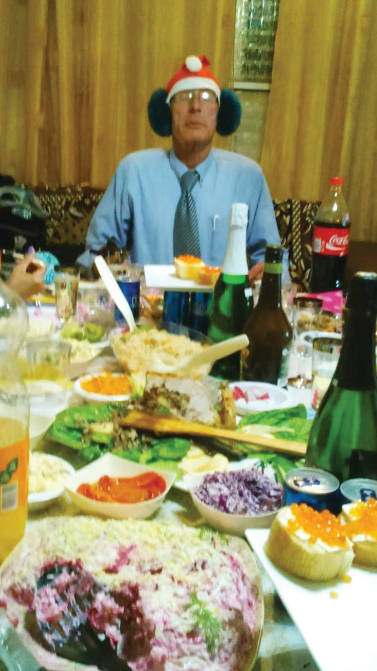 ארוחת חג המולד בבית משפחת דברת. צילום: אלבום פרטי