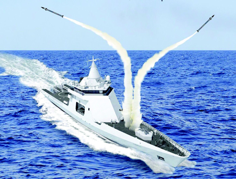 הדמיה של ספינת סער 6. צילום: רפאל 