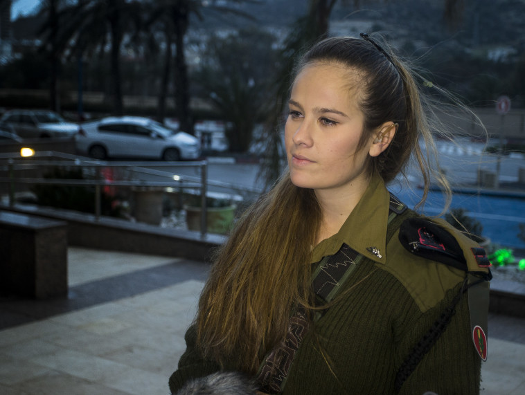 סגן מאיה פלד. גם היא קורבן של דובר צה&quot;ל. צילום: מאיר וקנין
