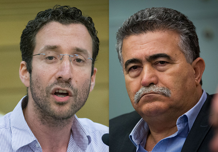 עמיר פרץ ואיציק שמולי. צילום: מרים אלסטר פלאש 90, יונתן זינדל פלאש 90 