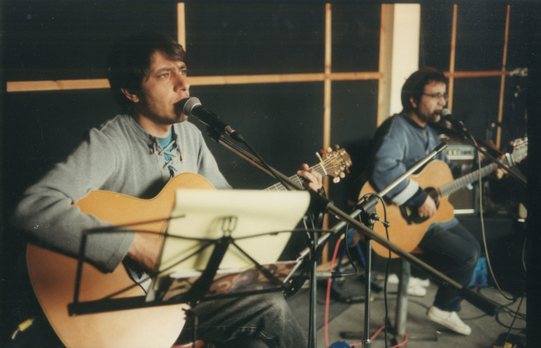 מאיר ואהוד בנאי, 1997. צילום: ליהיא לפיד