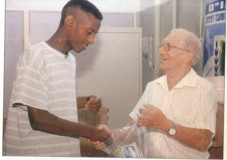 מר נורברט וסטרייך. צילום: תמר שלו, במחנה