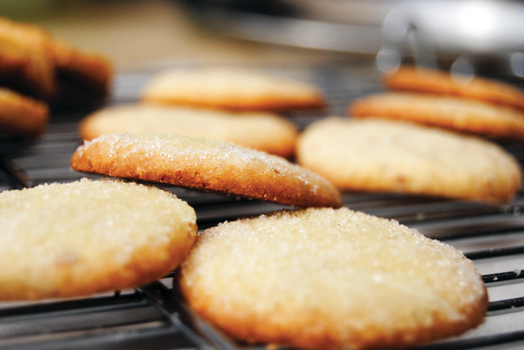 עוגיות שקדים וסוכר וניל. צילום: פסקל פרץ רובין