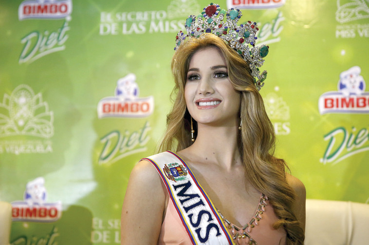 מרים חבש נציגת ונצואלה בתחרות מיס יוניברס. צילום: רויטרס