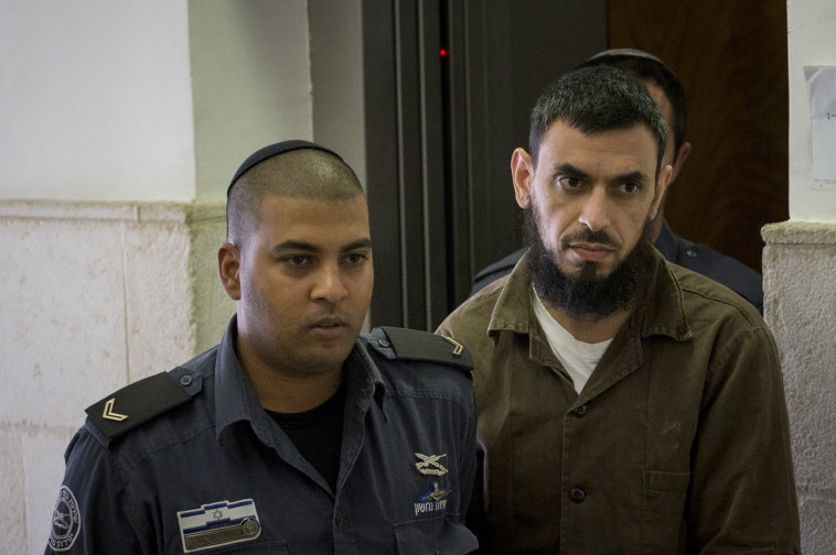 המחבל שהואשם ברצח. צילום: יונתן זינדל, פלאש 90