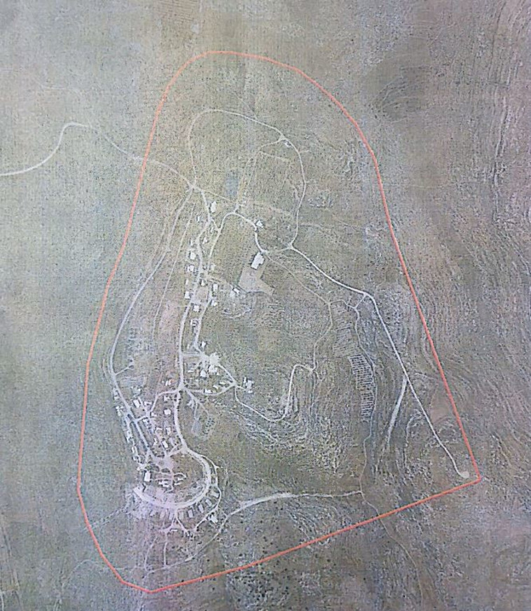 השטח סביב עמונה שנסגר בצו צבאי