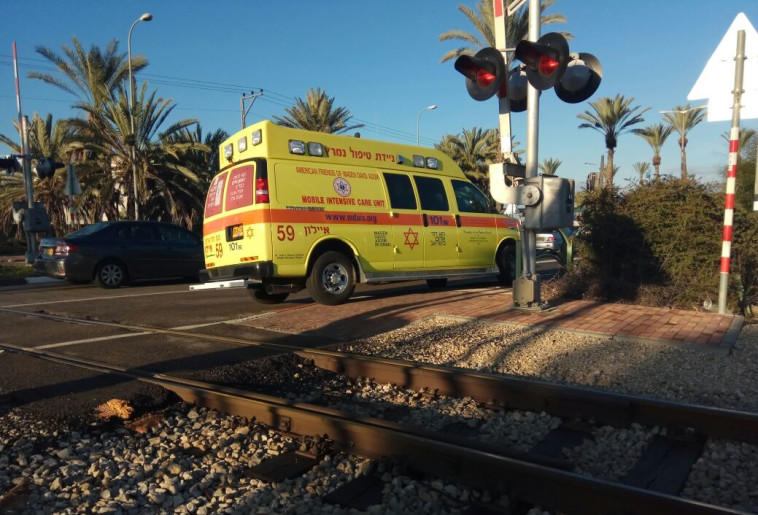 בן 25 נהרג מפגיעת רכבת, אתמול. צילום: תיעוד מבצעי מד&quot;א