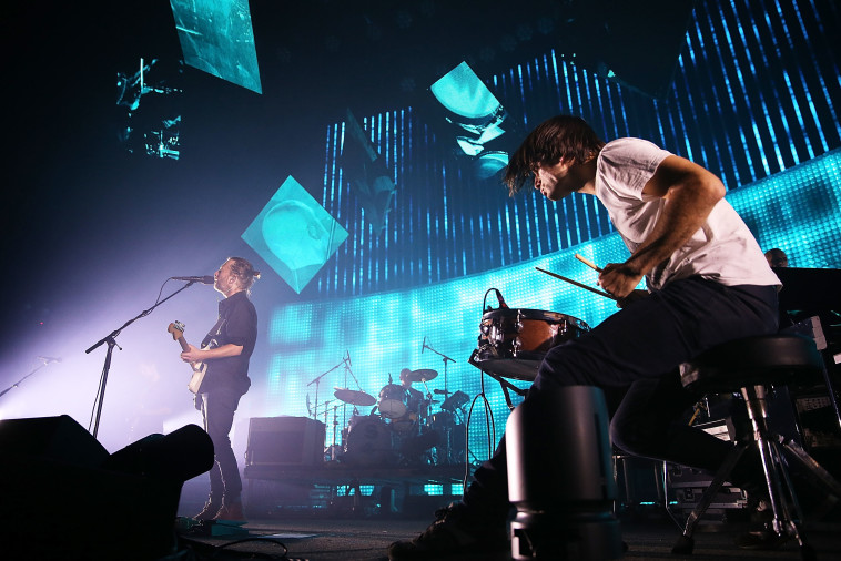 רדיוהד בהופעה חיה. צילום: Getty