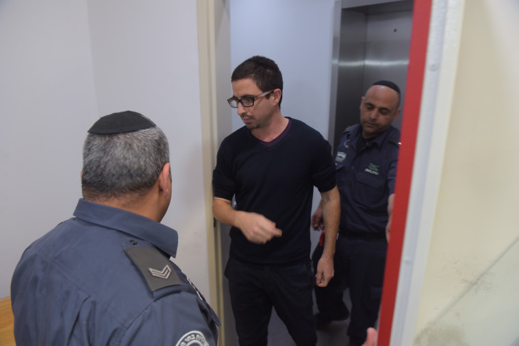 קסטיאל בהארכת מעצרו. צילום: אבשלום ששוני