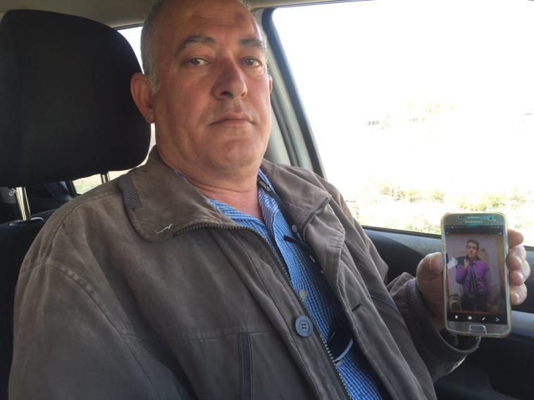 שעבאן א-סייד, אביו של הישאם א-סייד המוחזק בשבי חמאס. צילום: יאסר עוקבי