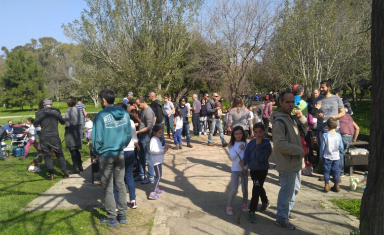 מטיילים בצעדת חורשים. צילום: סיני פזקל, יערן קק&quot;ל