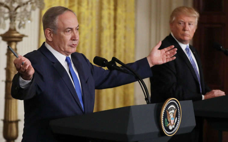 בנימין נתניהו ודונלד טראמפ בוושינגטון. צילום: רויטרס