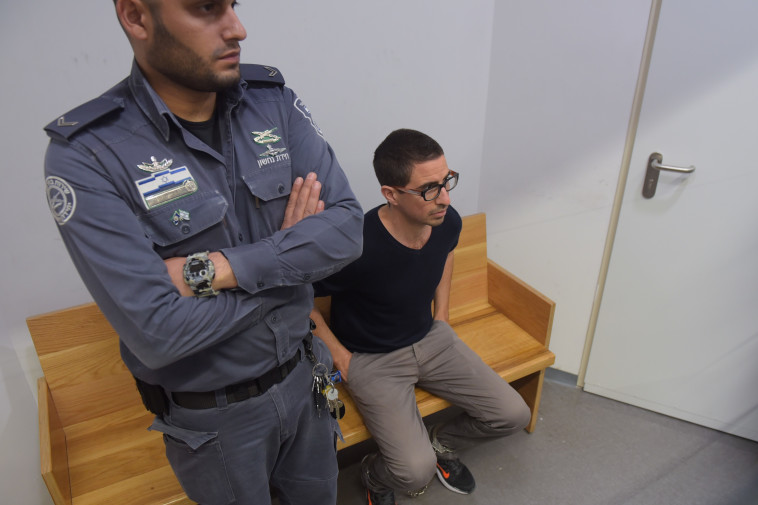 קסטיאל היום בבית המשפט. צילום: אבשלום ששוני