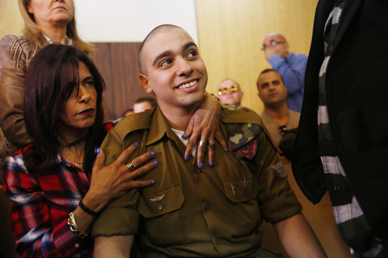 אזריה בבית הדין. צילום: תומר אפלבאום, פול הארץ 