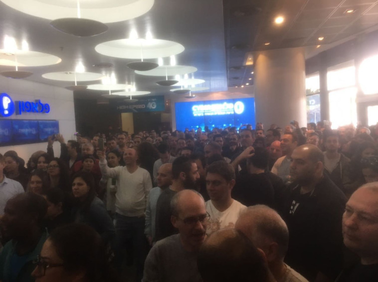 עיצומי העובדים, היום. צילום: יח&quot;צ