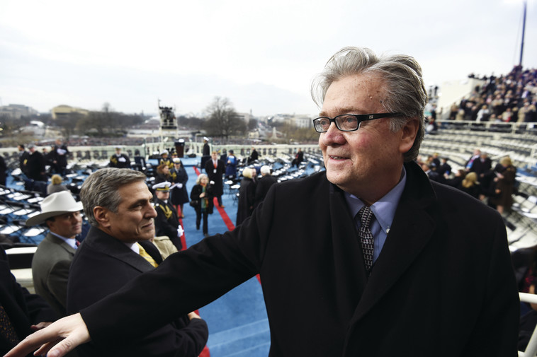 המפקד העליון במלחמה נגד התקשורת. סטיב באנון, צילום: רויטרס