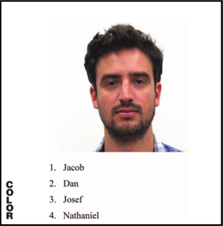 מצליחים לנחש את שמו? מתוך המחקר. צילום: יח&quot;ץ