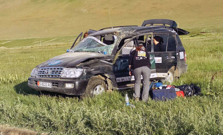 תאונה עם נפגעים שהושתקה במסע משנת 2014. צילום: איילת אלדר אוברמן