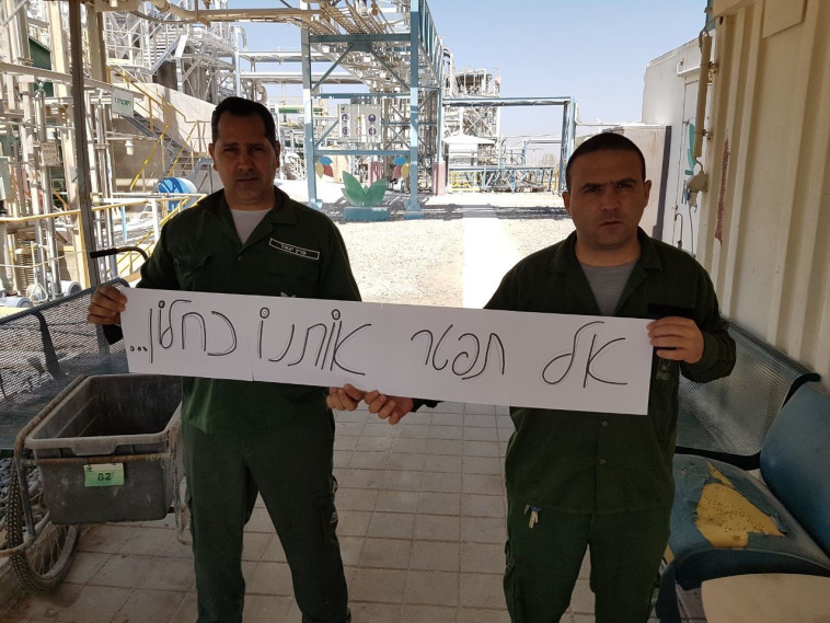 עובדי חיפה כימיקלים. צילום: ועד העובדים
