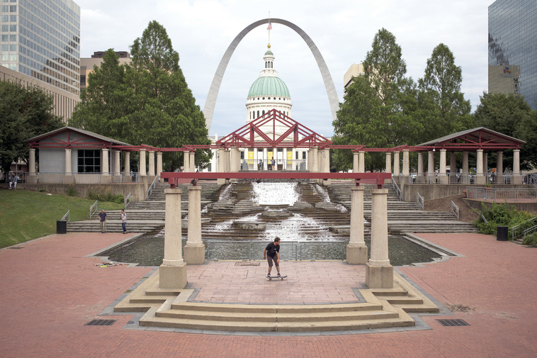  .בסנט לואיס Gateway Arch .צילום: רויטרס