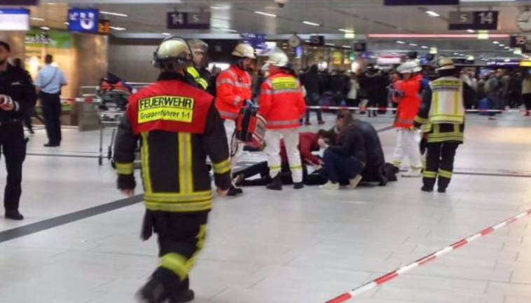 זירת האירוע בדיסלדורף. צילום: מתוך טוויטר