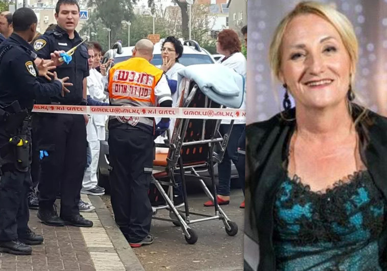 האחות טובה קררו ז&quot;ל וזירת הרצח. צילום: דוברות מד&quot;א