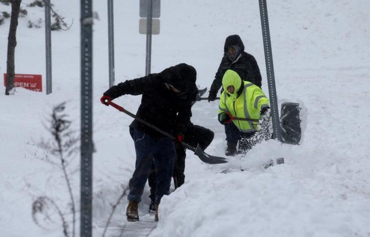 סופת השלגים בארה&quot;ב. צילום: רויטרס