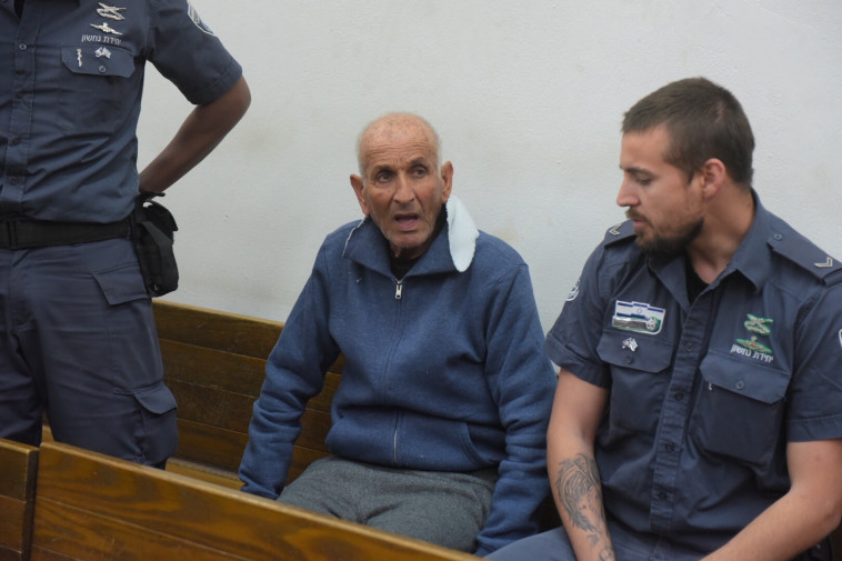 אשר פרג' בבית המשפט. צילום: אבשלום ששוני
