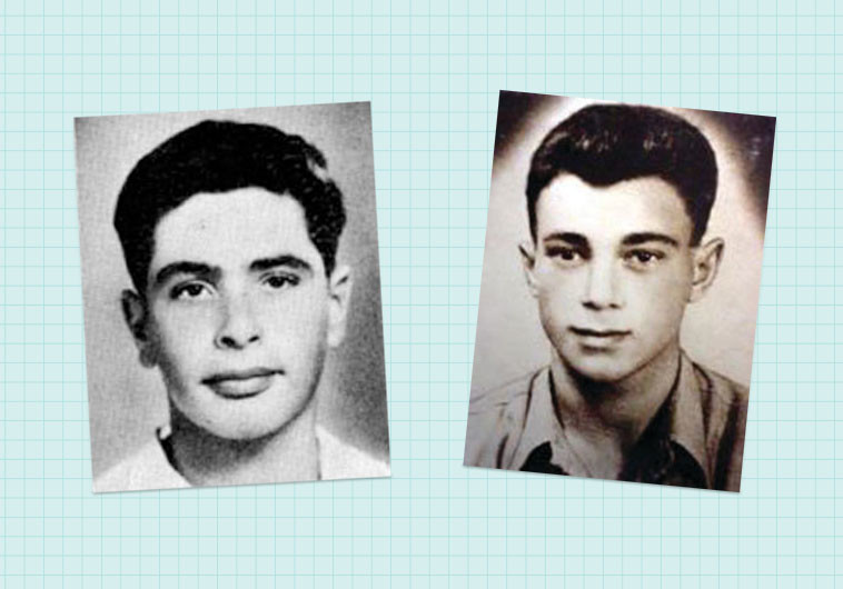  מימין: יהושע לוסטיג ז&quot;ל ומשה דרימר ז&quot;ל, צילום: מתוך אתר יזכור