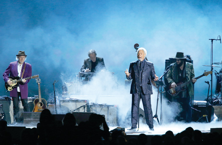 טום ג'ונס. קול מחוספס וייחודי. צילום: רויטרס