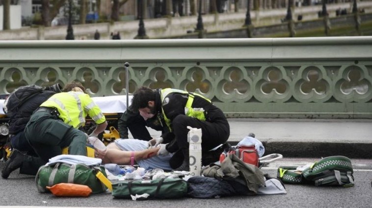 אירוע הטרור המשולב בלונדון. צילום: מתוך טוויטר