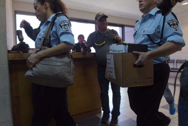 נציגי המשטרה בדיון בבית המשפט. צילום: אבשלום ששוני