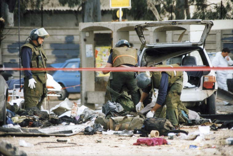 זירת הפיגוע בבית ליד, צילום: אלי דסה