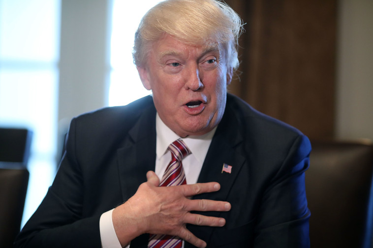 זכאי להתנצלות? דונלד טראמפ, צילום: Getty Images