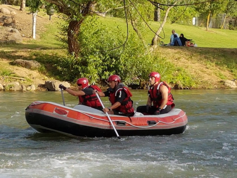 לוחמי האש ביחידה לחילוצים מיוחדים. צילום: דוברות כיבוי והצלה