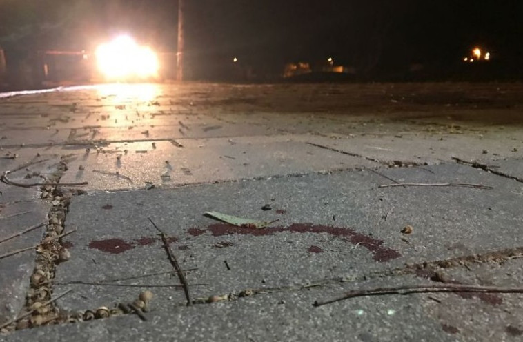 זירת הרצח בקרית מלאכי. צילום: דוברות המשטרה