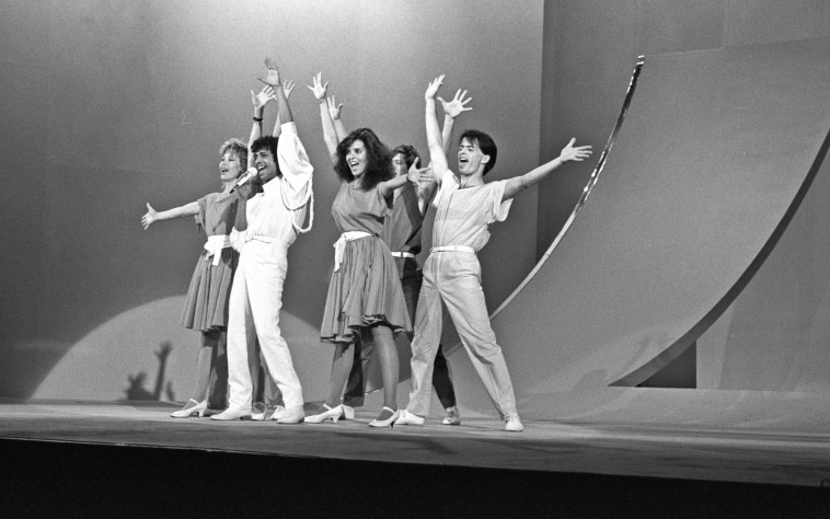 קדם אירוויזיון 1985. כהן התמודד ארבע פעמים במסגרת התחרות. צילום: מיקי בן דוד, לע&quot;מ