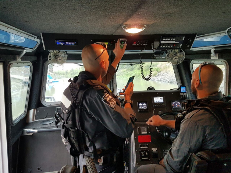 החיפושים אחרי הנעדרים בכנרת . צילום: רשות הכנרת 