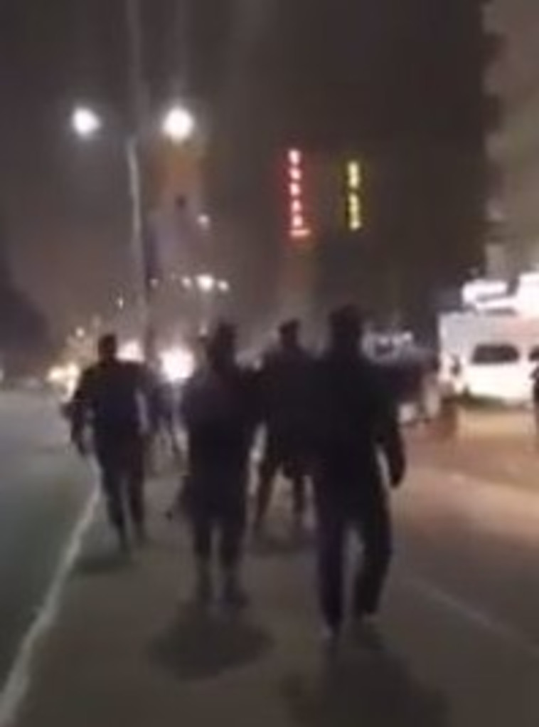  כוח מסתערבים נחשף בשכם. צילום מסך