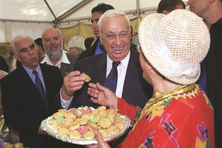 אריק שרון במימונה. צילום: אבי אוחיון, לע&quot;מ