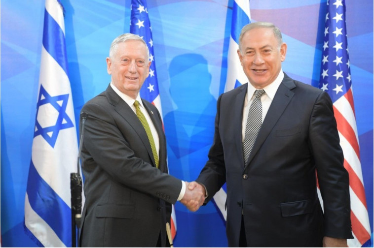 נתניהו ומאטיס. צילום: עמוס בן גרשום, לע"מ נתניהו ומאטיס. צילום: עמוס בן גרשום, לע"מ