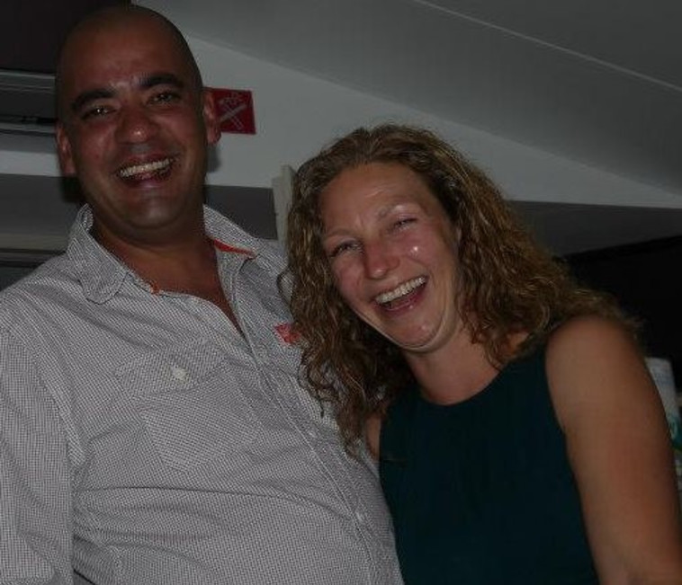 פרנקי ובעלה. צילום מסך דרך פייסבוק