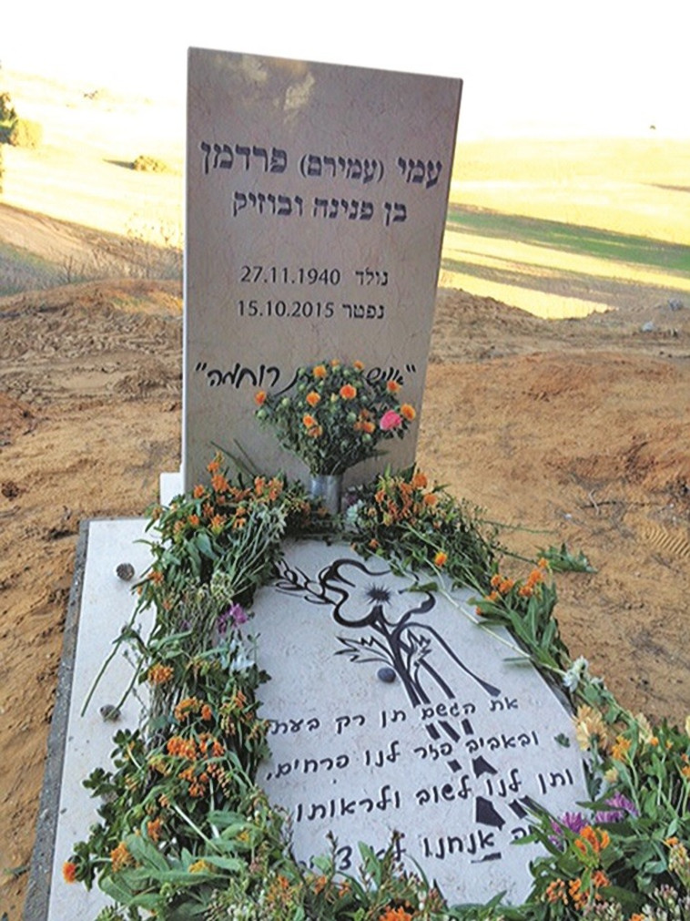 גילינו שבשיר יש משהו מעבר. קברו של עמי פרדמן, צילום: אלבום פרטי